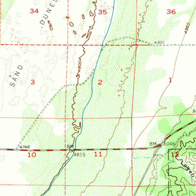 United States Geological Survey Oak City, UT (1951, 62500-Scale) digital map