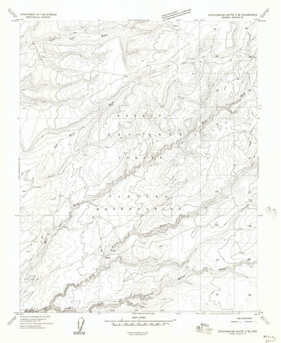 United States Geological Survey Oak Creek Mountain, AZ (1955, 24000-Scale) digital map