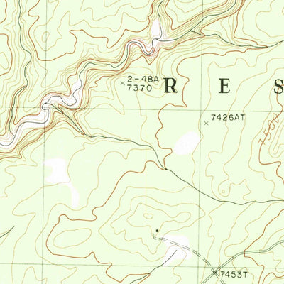 United States Geological Survey Oak Creek Mountain, AZ (1983, 24000-Scale) digital map