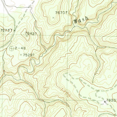 United States Geological Survey Oak Creek Mountain, AZ (1983, 24000-Scale) digital map