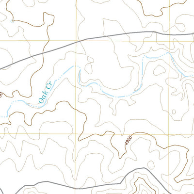 United States Geological Survey Oak Creek, TX (2022, 24000-Scale) digital map