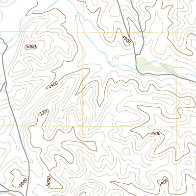 United States Geological Survey Oak Creek, TX (2022, 24000-Scale) digital map