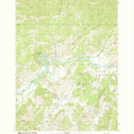 United States Geological Survey Oak Creek Valley, OR (1987, 24000-Scale) digital map