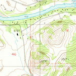 United States Geological Survey Oak Creek Valley, OR (1987, 24000-Scale) digital map