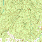United States Geological Survey Oak Creek Valley, OR (1987, 24000-Scale) digital map