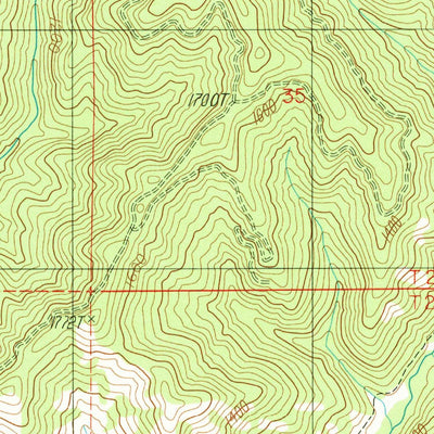 United States Geological Survey Oak Creek Valley, OR (1987, 24000-Scale) digital map