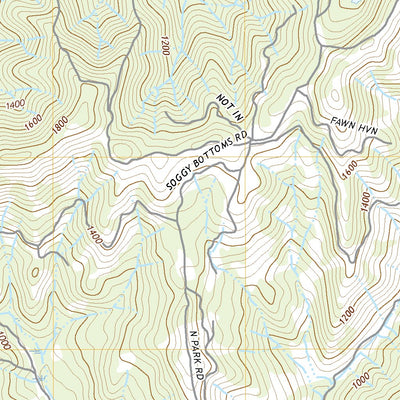 United States Geological Survey Oak Creek Valley, OR (2020, 24000-Scale) digital map