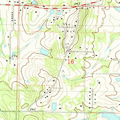 United States Geological Survey Oak Grove, AR (1982, 24000-Scale) digital map