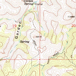 United States Geological Survey Oak Grove Canyon, AZ (1972, 24000-Scale) digital map