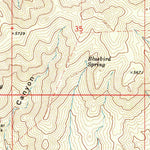 United States Geological Survey Oak Grove Canyon, AZ (1972, 24000-Scale) digital map