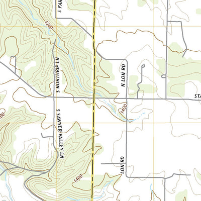 United States Geological Survey Oak Grove Heights, MO (2021, 24000-Scale) digital map