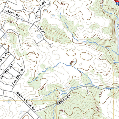 United States Geological Survey Oak Grove, KY (2022, 24000-Scale) digital map