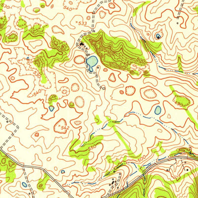 United States Geological Survey Oak Grove, KY-TN (1951, 24000-Scale) digital map