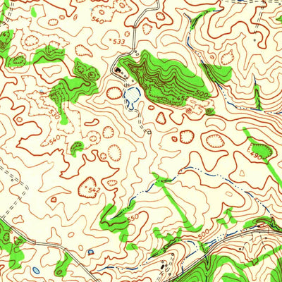 United States Geological Survey Oak Grove, KY-TN (1957, 24000-Scale) digital map