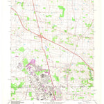 United States Geological Survey Oak Grove, KY-TN (1979, 24000-Scale) digital map