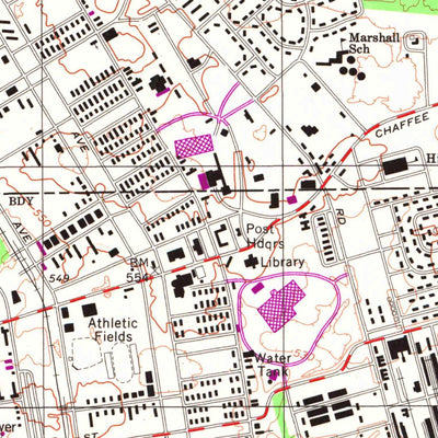 United States Geological Survey Oak Grove, KY-TN (1979, 24000-Scale) digital map