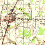 United States Geological Survey Oak Grove, LA (1958, 62500-Scale) digital map
