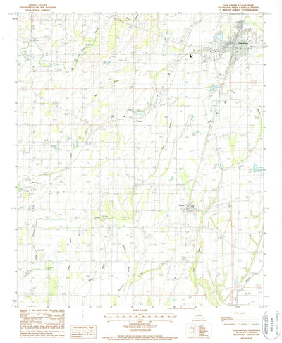 United States Geological Survey Oak Grove, LA (1988, 24000-Scale) digital map