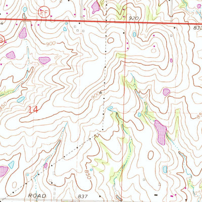 United States Geological Survey Oak Grove, MO (1965, 24000-Scale) digital map