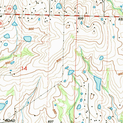 United States Geological Survey Oak Grove, MO (1990, 24000-Scale) digital map