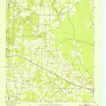 United States Geological Survey Oak Grove, TX (1951, 24000-Scale) digital map