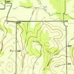 United States Geological Survey Oak Grove, TX (1951, 24000-Scale) digital map