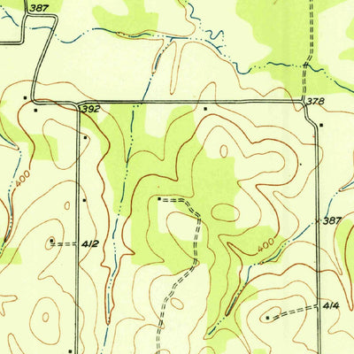 United States Geological Survey Oak Grove, TX (1951, 24000-Scale) digital map