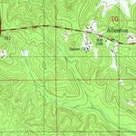 United States Geological Survey Oak Hill, AL (1981, 24000-Scale) digital map