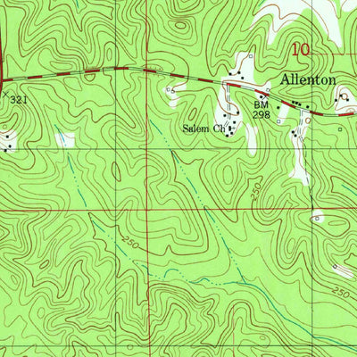 United States Geological Survey Oak Hill, AL (1981, 24000-Scale) digital map