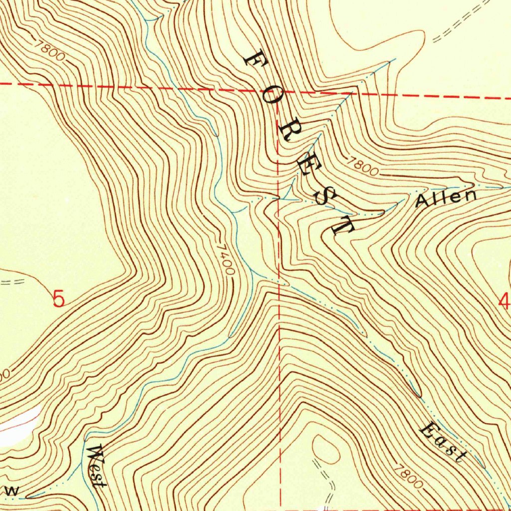 Oak Hill, CO (1964, 24000-Scale) Map by United States Geological Survey ...
