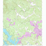 United States Geological Survey Oak Hill, NC (1993, 24000-Scale) digital map