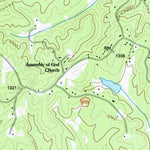 United States Geological Survey Oak Hill, NC (1994, 24000-Scale) digital map