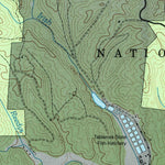 United States Geological Survey Oak Hill, NC (1994, 24000-Scale) digital map