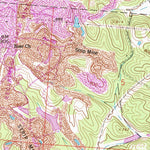 United States Geological Survey Oak Hill, OH (1961, 24000-Scale) digital map