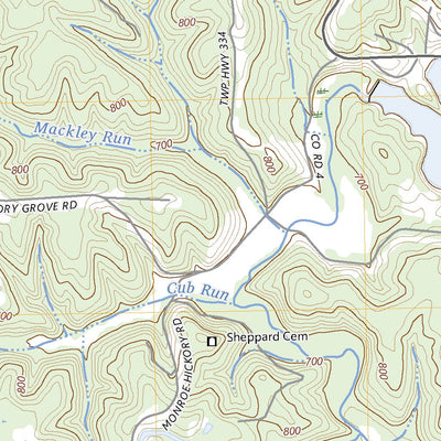 United States Geological Survey Oak Hill, OH (2023, 24000-Scale) digital map