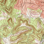 United States Geological Survey Oak Hill, TN (1968, 24000-Scale) digital map