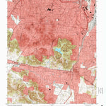 United States Geological Survey Oak Hill, TN (1997, 24000-Scale) digital map