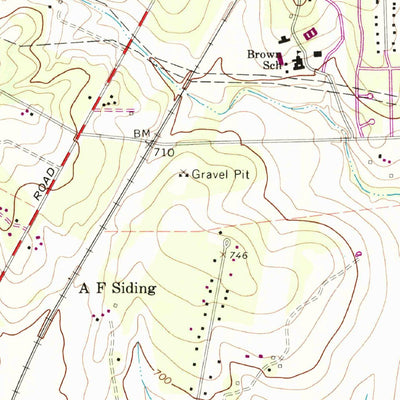 United States Geological Survey Oak Hill, TX (1966, 24000-Scale) digital map