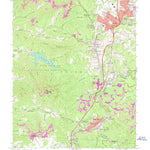 United States Geological Survey Oak Hill, WV (1969, 24000-Scale) digital map