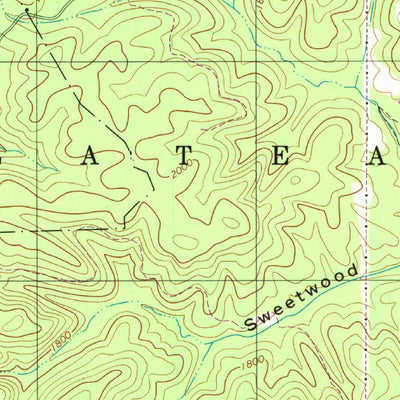 United States Geological Survey Oak Hill, WV (1997, 24000-Scale) digital map