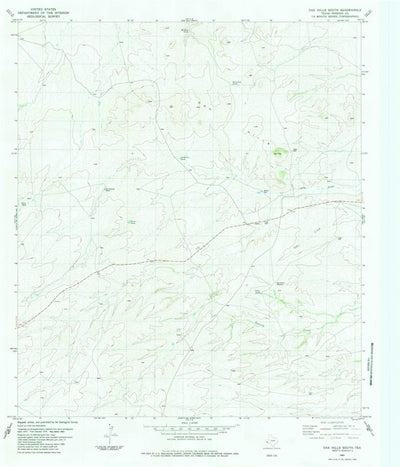 United States Geological Survey Oak Hills South, TX (1983, 24000-Scale) digital map