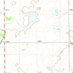 United States Geological Survey Oak Hollow, SD (1978, 24000-Scale) digital map