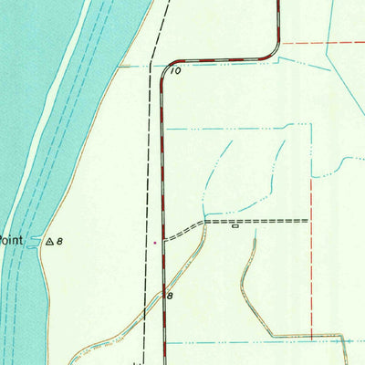 United States Geological Survey Oak Island, TX (1961, 24000-Scale) digital map