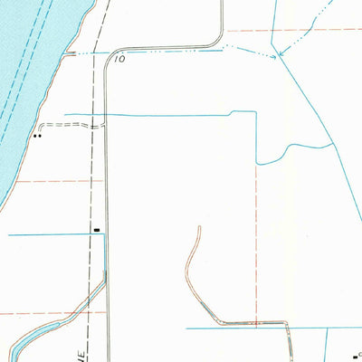 United States Geological Survey Oak Island, TX (1994, 24000-Scale) digital map