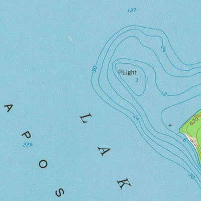 United States Geological Survey Oak Island, WI (1963, 24000-Scale) digital map