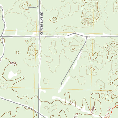 United States Geological Survey Oak Lake, MI (2023, 24000-Scale) digital map