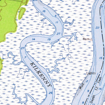 United States Geological Survey Oak Level, GA (1957, 24000-Scale) digital map
