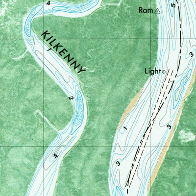 United States Geological Survey Oak Level, GA (1979, 24000-Scale) digital map