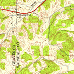 United States Geological Survey Oak Level, KY (1951, 24000-Scale) digital map