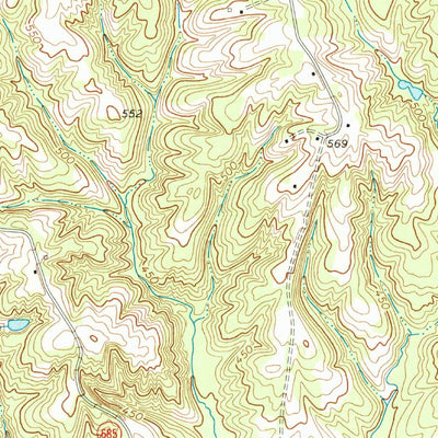 Oak Level, VA (1968, 24000-Scale) Map by United States Geological ...